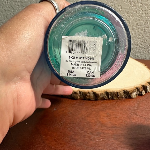 Starbucks 2023 Mermaid Siren Iridescent Double Tail Purple Tumbler 16oz NWT - Picture 4 of 7